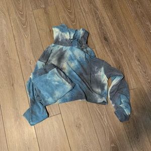 Blue tie dye set